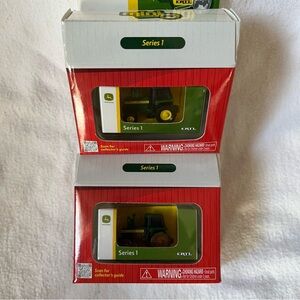 2 Ertl John Deere Mini 4430 Set Limited Edition Chase Dirty Tractor & Clean New